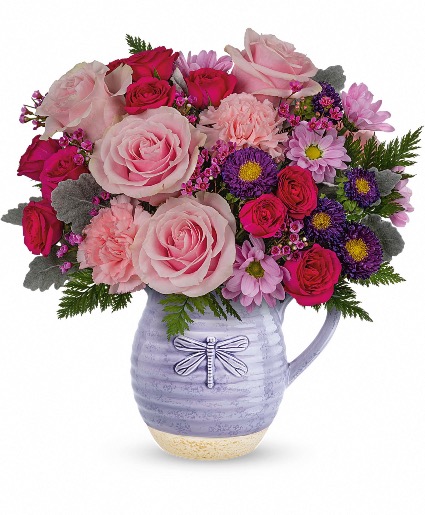Playful Pitcher Bouquet  