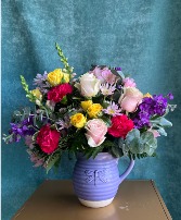 PLAYFUL PITCHER FLOWER ARRANGEMENT