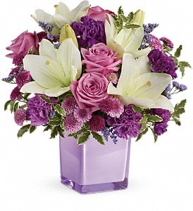 Cube - Pleasing Purple Arrangement