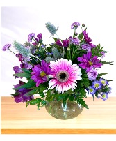 Plum Passion  Vase Arrangement