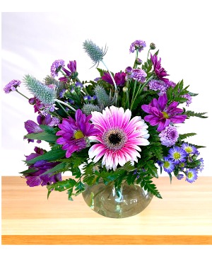 Plum Passion  Vase Arrangement
