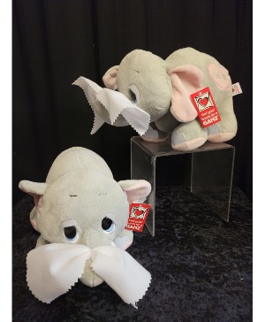 Plush Elephant "Get Well Elle" 