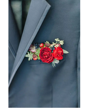 pocket boutonniere 