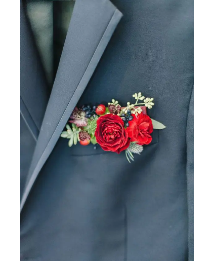 pocket boutonniere 