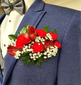 Pocket Square Red