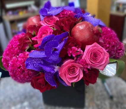 pomegranate passion  centerpiece