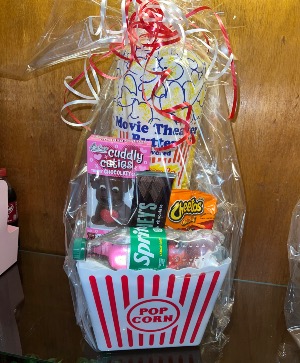 Popcorn Snack Basket Snack Basket