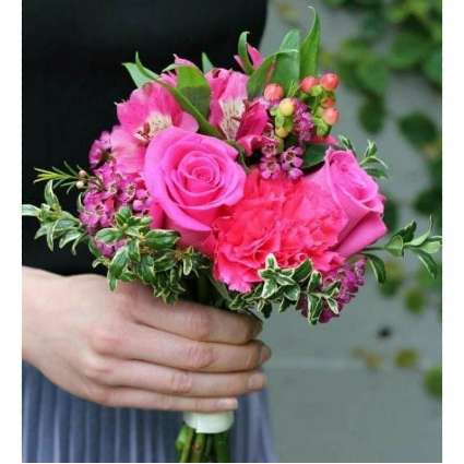 Poppin' Pink Handheld Bouquet  