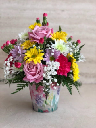 Posey Pot  Colorful Spring Flowers