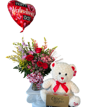 Valentine's Special #1B Mixed Vase Arrangement