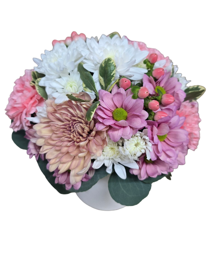 Pot o Petals - Pink Container Arrangement