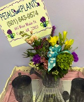 Pour Some Water on Me Spring Arrangement