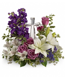 Prayerful Memories Crystal Cross