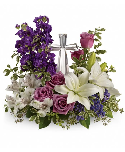 Prayerful Memories Crystal Cross