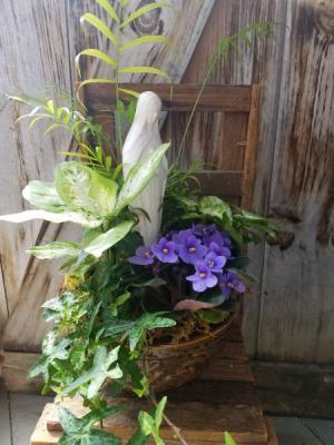 Prayerful Planter dish garden