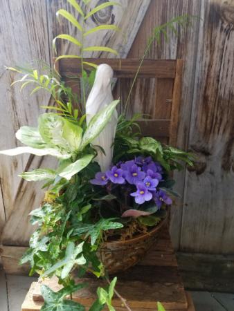 Prayerful Planter dish garden