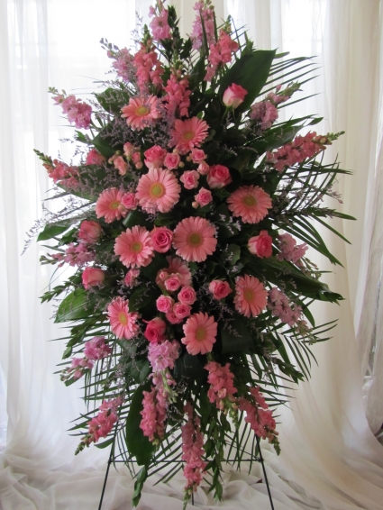PRAYERS FOR YOU Pink Standing Spray 