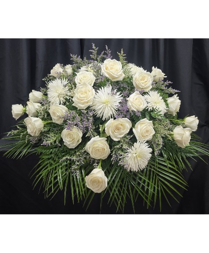 PRAYERS OF PEACE CASKET SPRAY