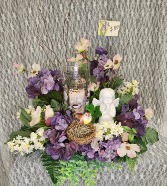 Praying Angel w/ Candle Lantern 