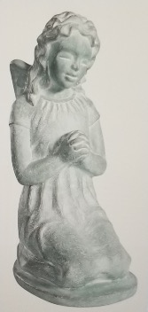 Praying Angel Weathered Bronze Angels