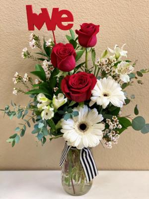All My Love arrangement of flowers