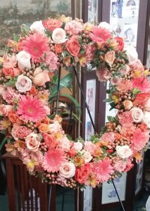 Precious Memories Standing Spray WREATH
