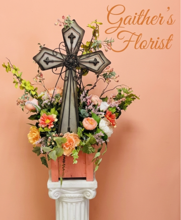 Precious Peaches and the Cros  Silk and Gift  in Talladega, AL | GAITHER'S FLORIST