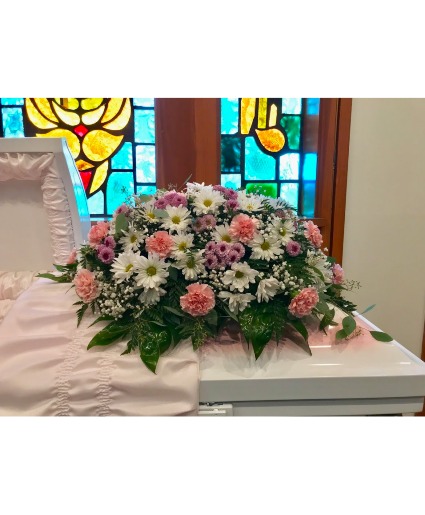 Precious Petals Casket Spray