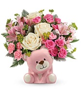 Precious Pink Bear Keepsake