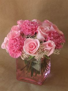Precious Pink  Cube Arrangement