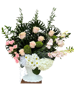 Precious Pink Sympathy Arrangement 