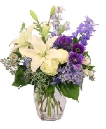 Precious purples Fresh floral