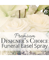 Premium Funeral Easel Spray Premium Designer's Choice