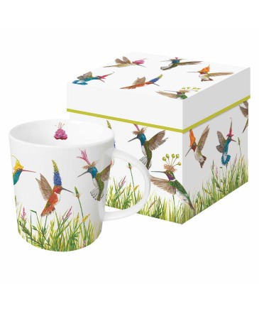 Premium Hummingbird Coffee Cup and Gift Box   in Ocala, FL | Blue Creek Florist