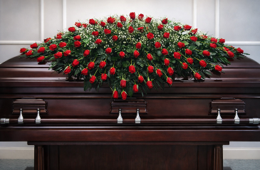 Premium Rose Casket Spray in Seattle, WA | Neilsen Florist