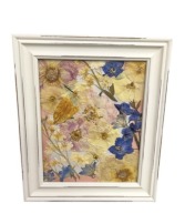 8X10 Pressed Floral Design 8X10