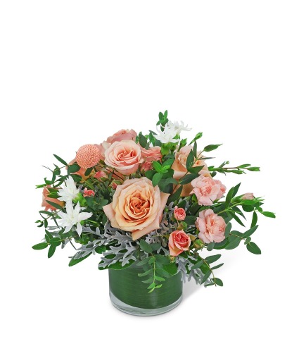 Pretty as a Peach Flower Arrangement