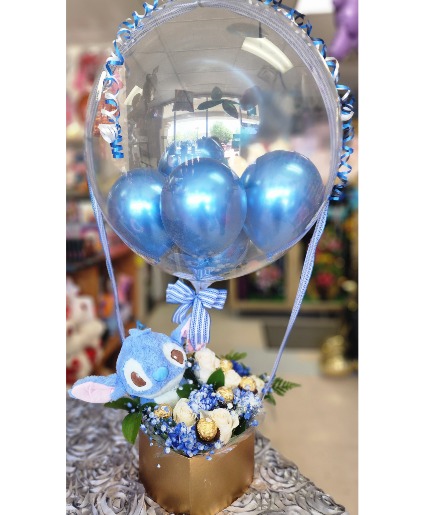 Pretty In Blue  Flowers & Stitch 
