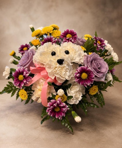Pretty in Paws Basket Arrangement