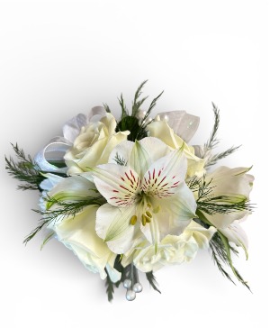 Pretty in Pearls  Wrist Corsage 