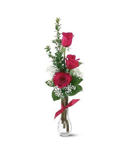 Pretty in Pink Mini Bouquet Bud Vase
