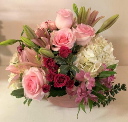 Pretty in Pink Centerpiece