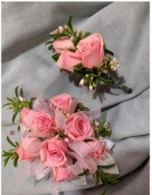 Pretty in pink corsage