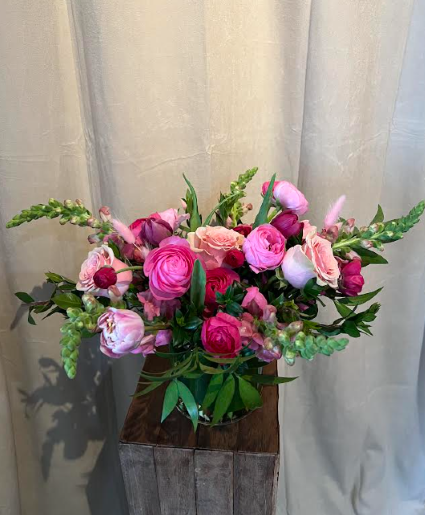 Pretty in Pink Florist Choice Vase Arrangement 
