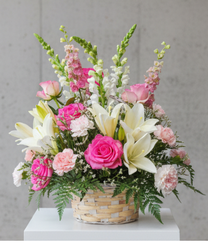 Pretty in Pink Flower Arrangement