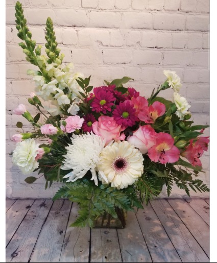 Pretty in Pink Garden Arrangement