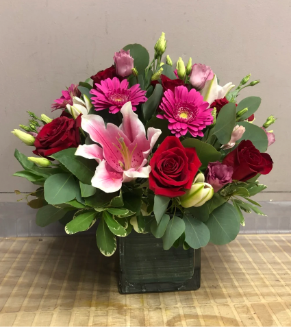 Pretty In Pink Medium pink arrangement