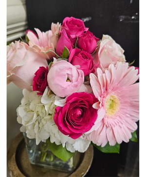 Pretty in pink  Prom bouquet
