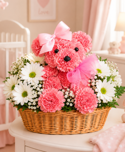 Pretty in Pink Puppy Call Us for Faster Service & Daily Specials: (915) 303-8500 Text Us to Order Anytime: (915) 505-3708 Your trusted source for Flowers & Delivery in El Paso TX 