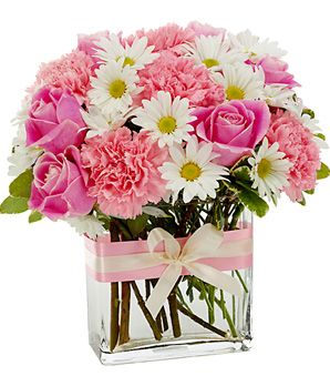 Pretty in Pink Vase Arrangement